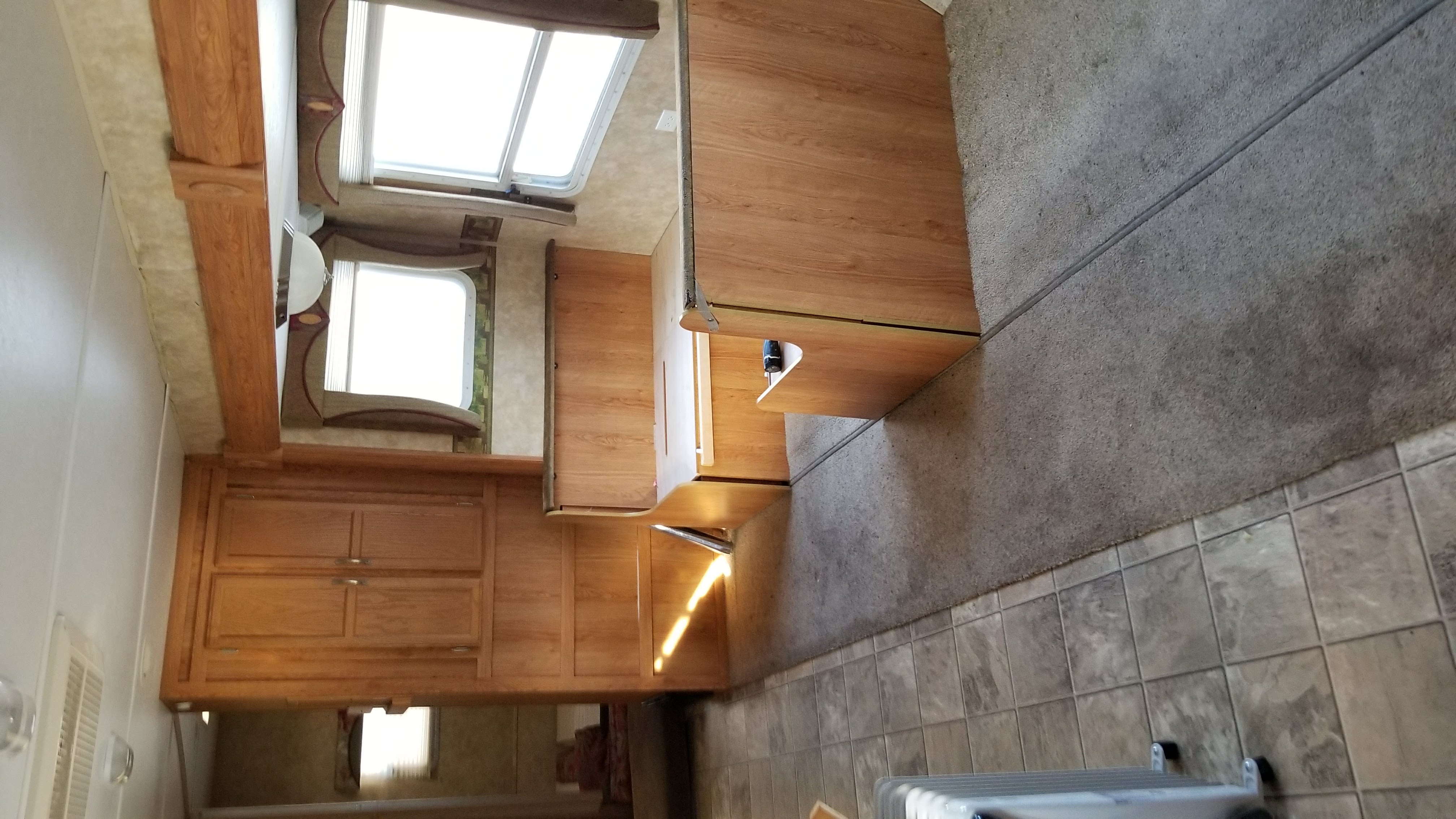 RV kitchen before renovation